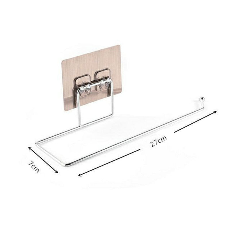 home & garden : Keukenrol Hanger Set 2 Stuks - Keukenpapier Handig Georganiseerd - RVS in van Pantino