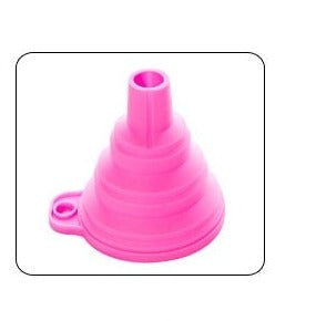 home & garden : Opvouwbare Trechter - Handige Tool voor in de Keuken - Blauw in Roze van Pantino