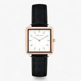 Damenuhr - Damenarmbanduhr - Feines quadratisches Design