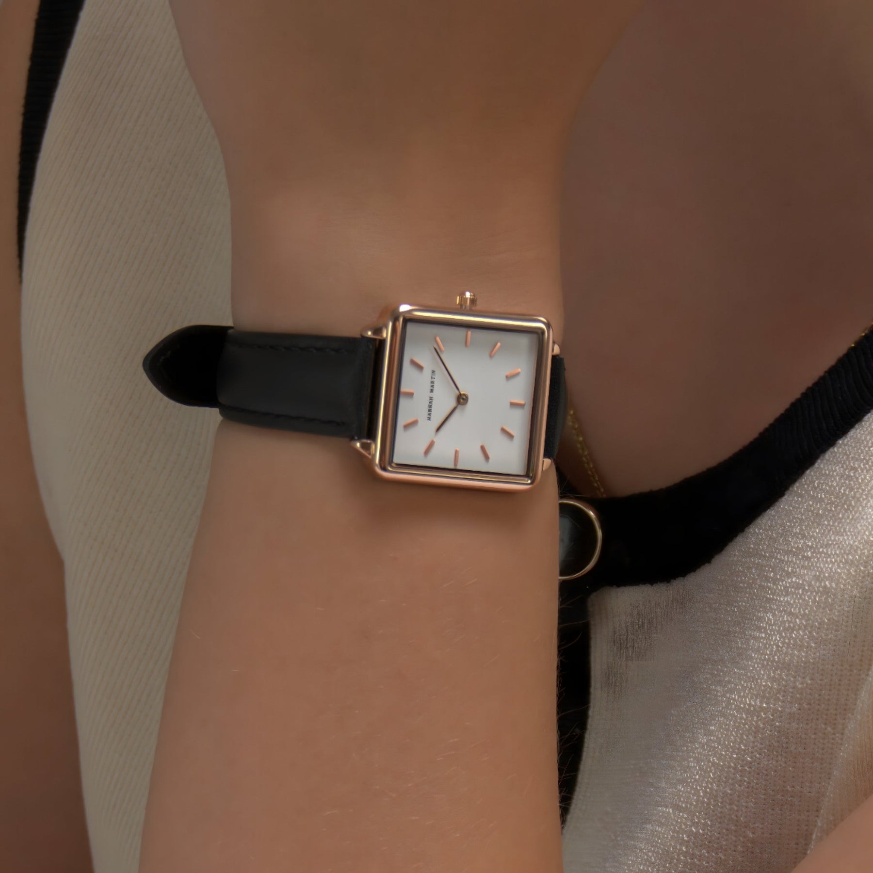 watches : Horloge Dames - Dameshorloge - Verfijnd Vierkant Ontwerp in van Pantino