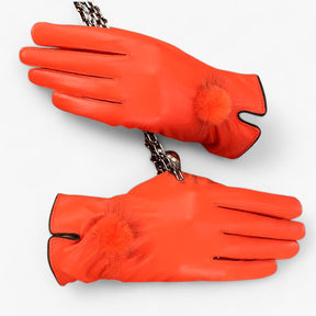 Gloves : Handschoenen Chocolade - Warme Leren - Luxe en Stijl in van Pantino