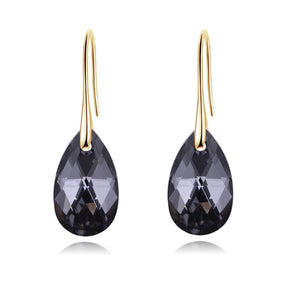 Earrings : Oorbellen Dames Zilver - Teardrop Kristal in van Pantino