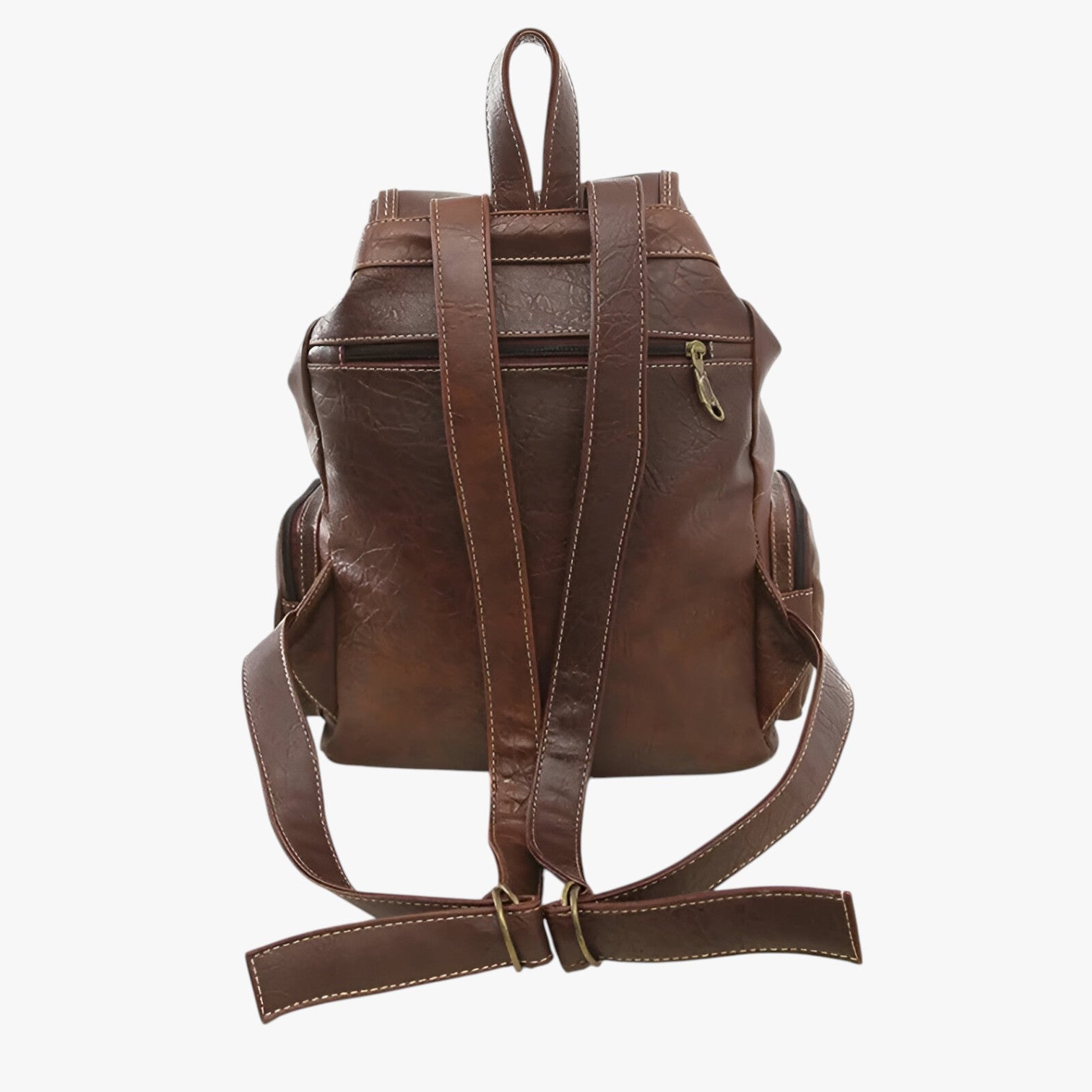 bags : Zwarte Vintage Leren Schoolrugzak - Ruim & Duurzaam voor Dames/Heren in van Pantino