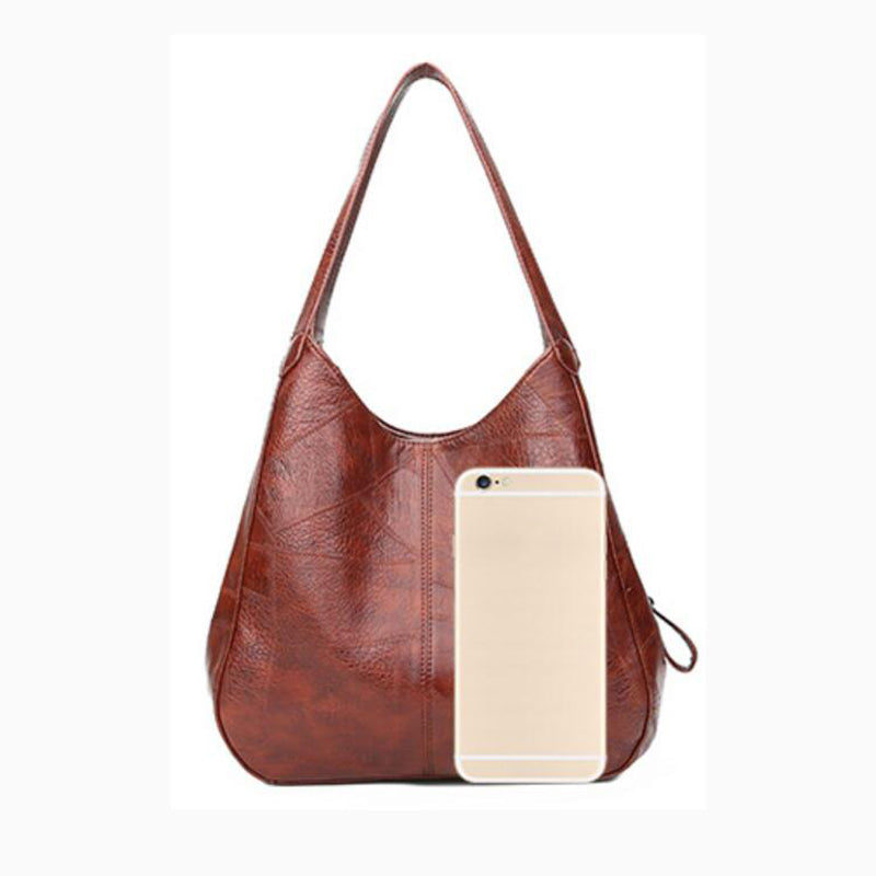 bags : Leren Schouderhandtas Dames - Dagelijks Comfortabel Design - PU-Leer in van Pantino