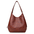 Leren Schouderhandtas Dames - Dagelijks Comfortabel Design - PU-Leer