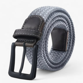 Belt : Canvas Riem - Elegant en Comfortabel voor Elke Outfit - Mat Zwart in van Pantino