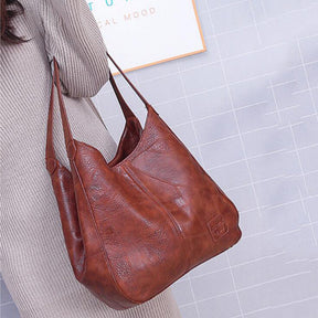 bags : Leren Schouderhandtas Dames - Dagelijks Comfortabel Design - PU-Leer in van Pantino