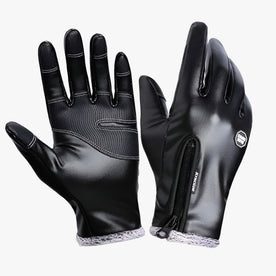 men's gloves : Handschoenen Heren Zwart - Warme en Winddichte Touchscreenhandschoenen in Zwart van Pantinoshop