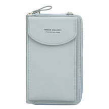 bags : Trendy Crossbody Handtas - Fashion & Comfort - Ruim en Elegant in Licht blauw van Pantino