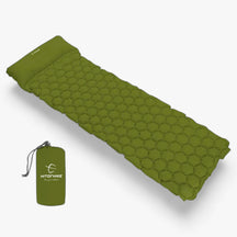 outdoor equipment : Opblaasbare Slaapmat - Comfortabel voor Wandelen en Buitenactiviteiten - Groen in Groen van Pantino