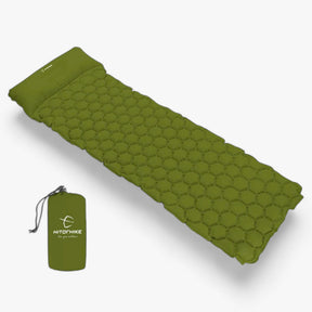 outdoor equipment : Opblaasbare Slaapmat - Comfortabel voor Wandelen en Buitenactiviteiten - Groen in Groen van Pantino