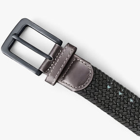 Belt : Canvas Riem - Elegant en Comfortabel voor Elke Outfit - Mat Zwart in van Pantino