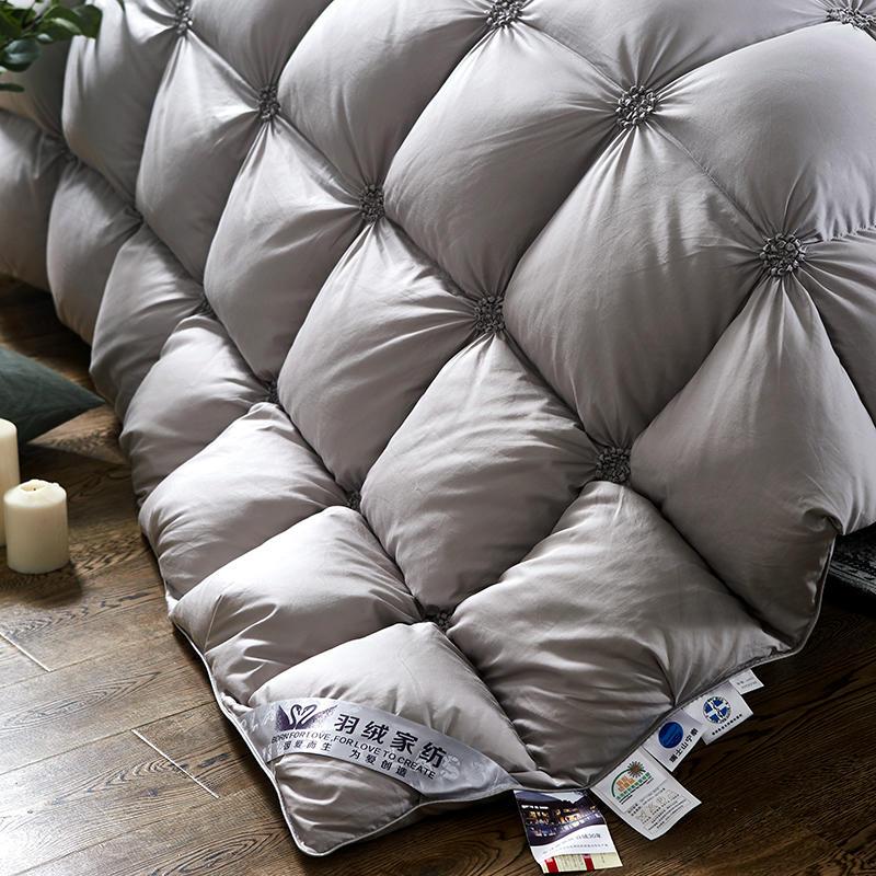 home & garden : Doorgestikt Dekbed 100% Ganzendons - Vierkant Warm Luxe Slaap - Ganzendons in van Pantino
