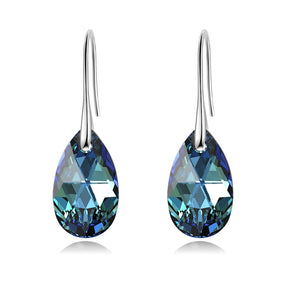 Earrings : Oorbellen Dames Zilver - Teardrop Kristal in Kristal BBL van Pantino