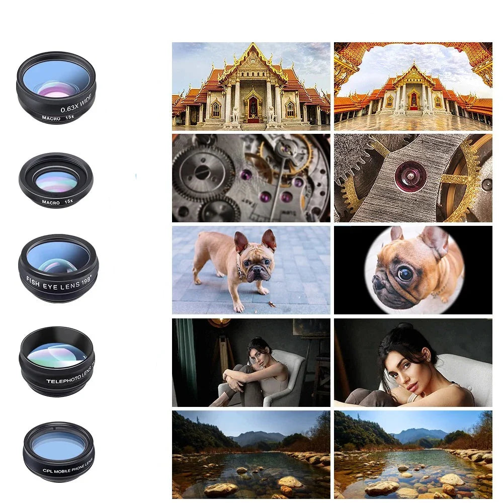 gadgets : VividView Camera Lens Kit - Upgrade de Camera van Je Telefoon in Seconden in van Pantino