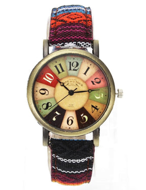 watches : Horloge Paars - Benny Watch - Retro in van Pantino