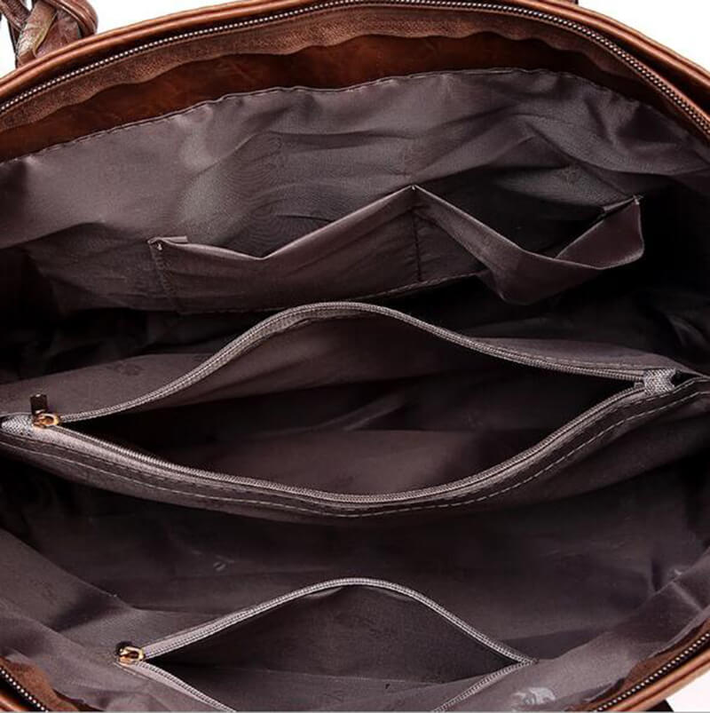 bags : Leren Schoudertas voor Dames Leer - Wijn Rood in van Pantino