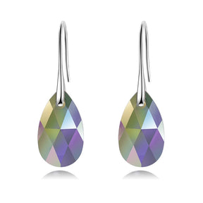 Earrings : Oorbellen Dames Zilver - Teardrop Kristal in van Pantino
