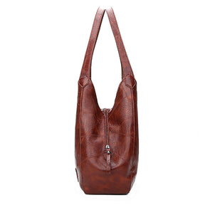 bags : Leren Schouderhandtas Dames - Dagelijks Comfortabel Design - PU-Leer in van Pantino