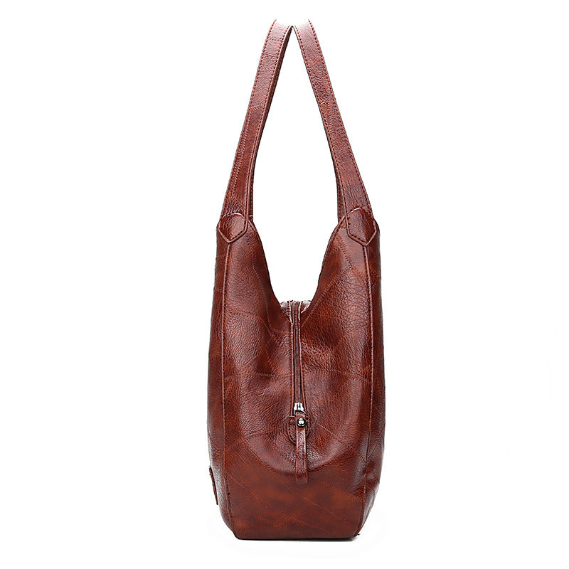 bags : Leren Schouderhandtas Dames - Dagelijks Comfortabel Design - PU-Leer in van Pantino