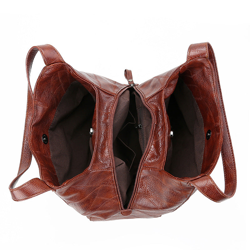 bags : Leren Schouderhandtas Dames - Dagelijks Comfortabel Design - PU-Leer in van Pantino