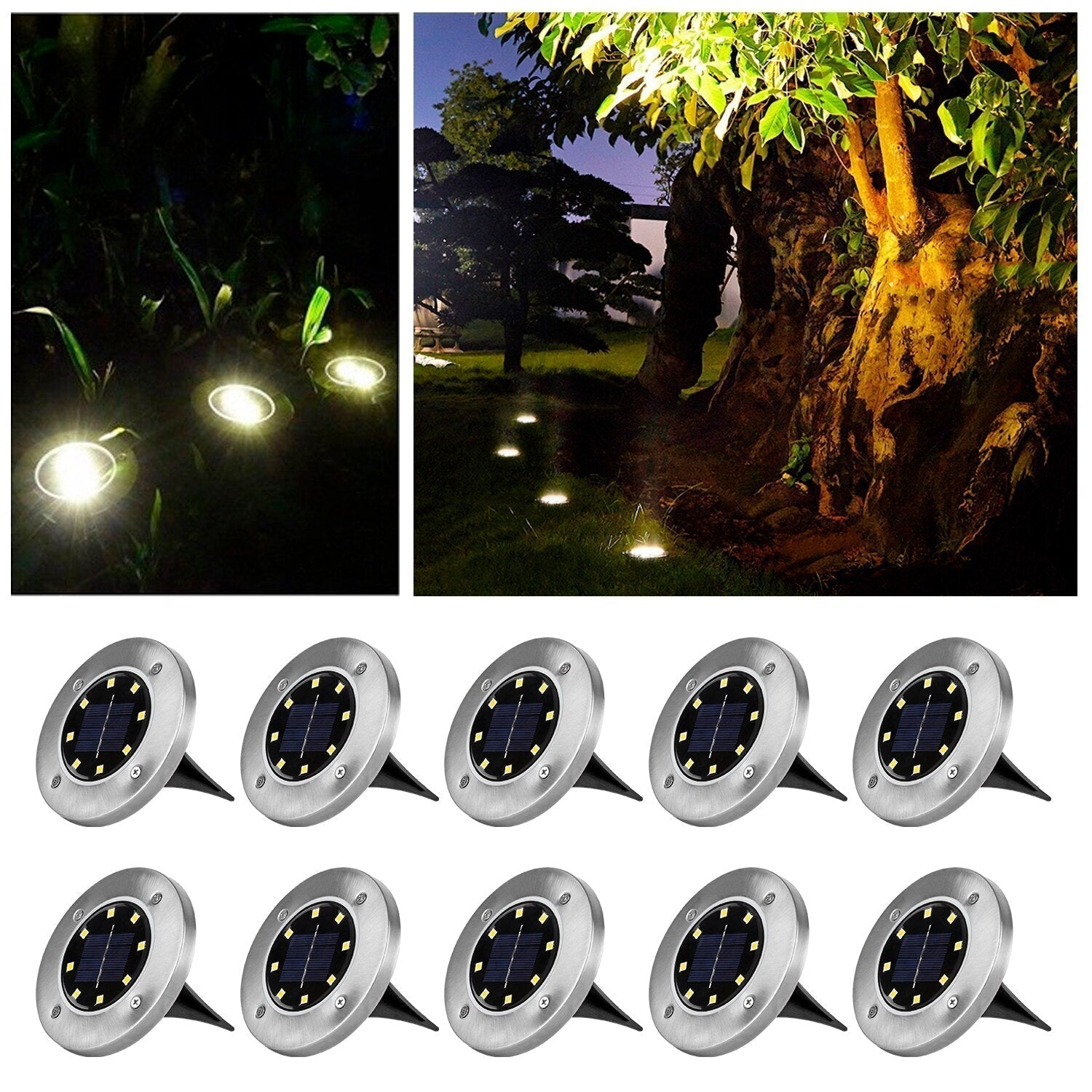 outdoor equipment : Draadloze LED Solar Tuinverlichting Deluxe - Verlicht Jouw Tuin met Gemak in van Pantino