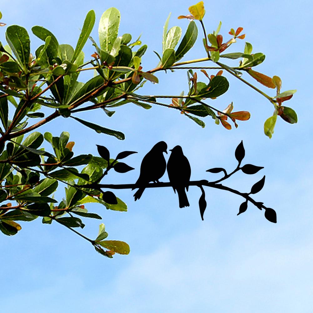 home & garden : Metalen Vogel Silhouet - Tuin Kunst Decoratie - Metaal in van Pantino