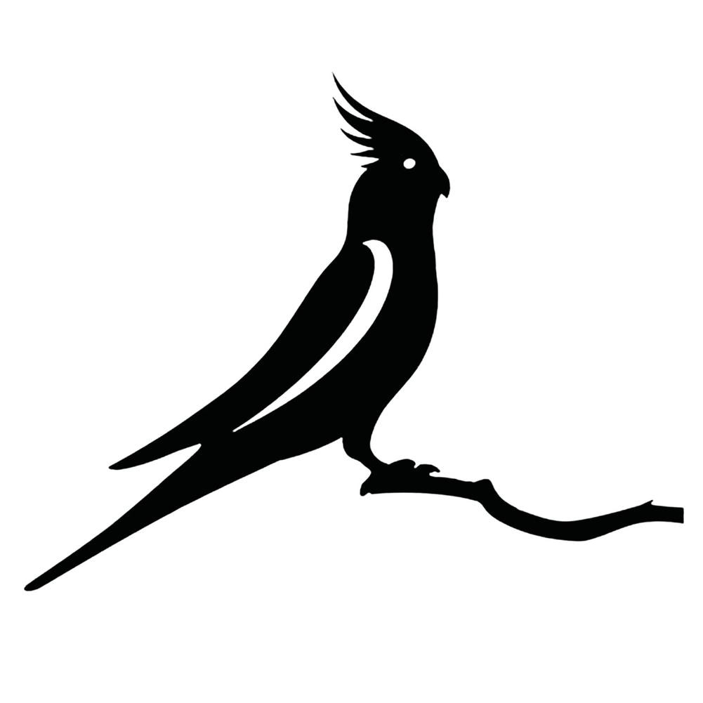 home & garden : Metalen Vogel Silhouet - Tuin Kunst Decoratie - Metaal in Thuisvogel van Pantino
