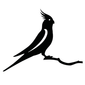 home & garden : Metalen Vogel Silhouet - Tuin Kunst Decoratie - Metaal in Thuisvogel van Pantino