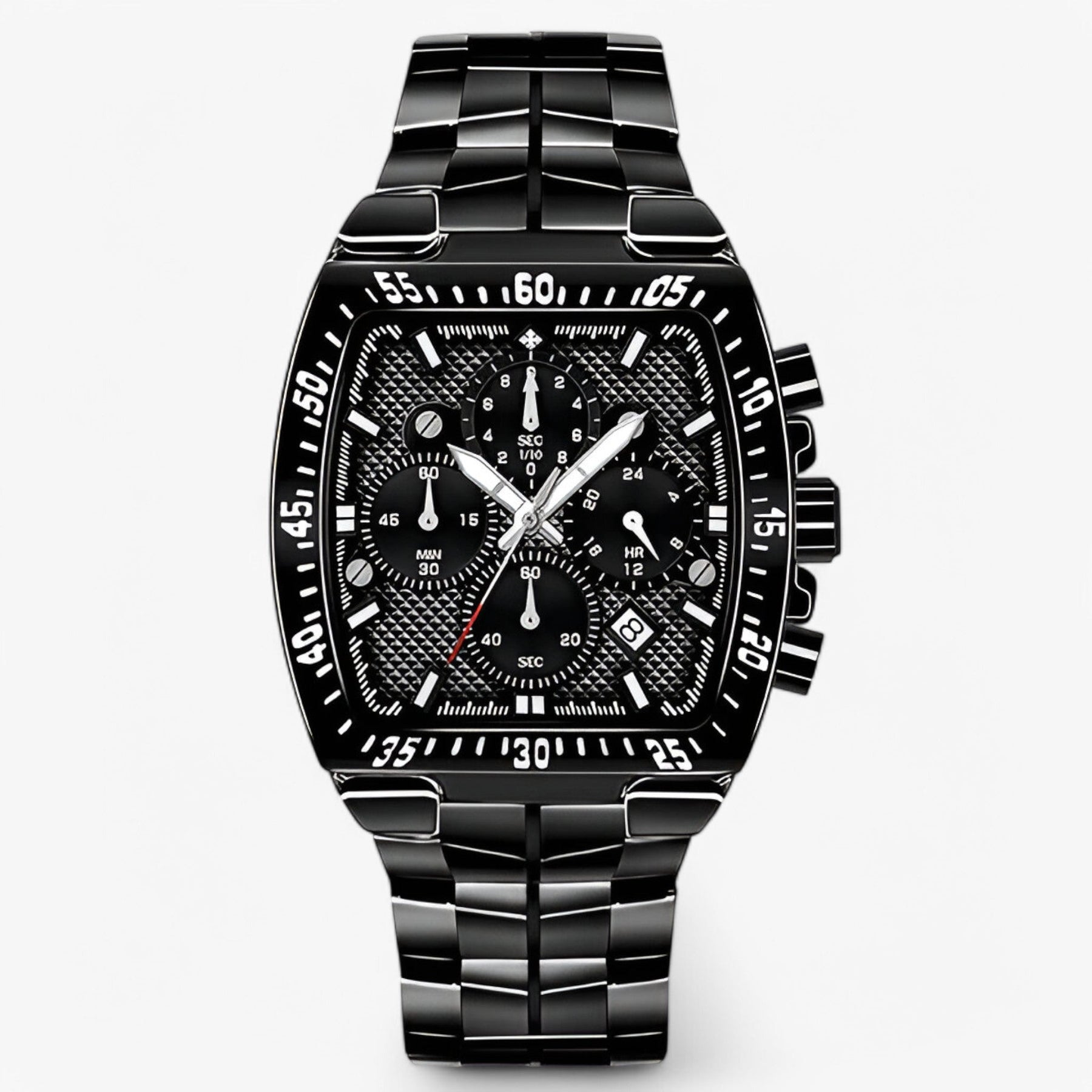 watches : Horloge Goud Goud - Luxe Militair in zwart zwart van Pantino