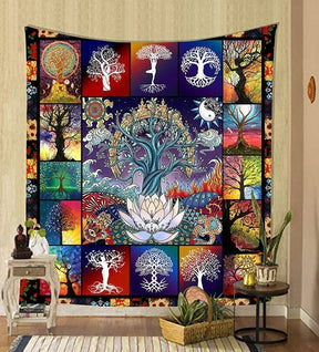 home & garden : Fantasie Wandtapijt 95x73 cm in 95x73 cm HTH15 van Pantino