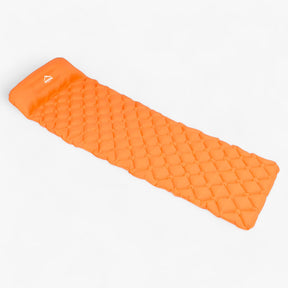 outdoor equipment : Opblaasbare Slaapmatras - Ultra Lichte Bekleding voor Comfort Buitenshuis - Marineblauw in Oranje van Pantino