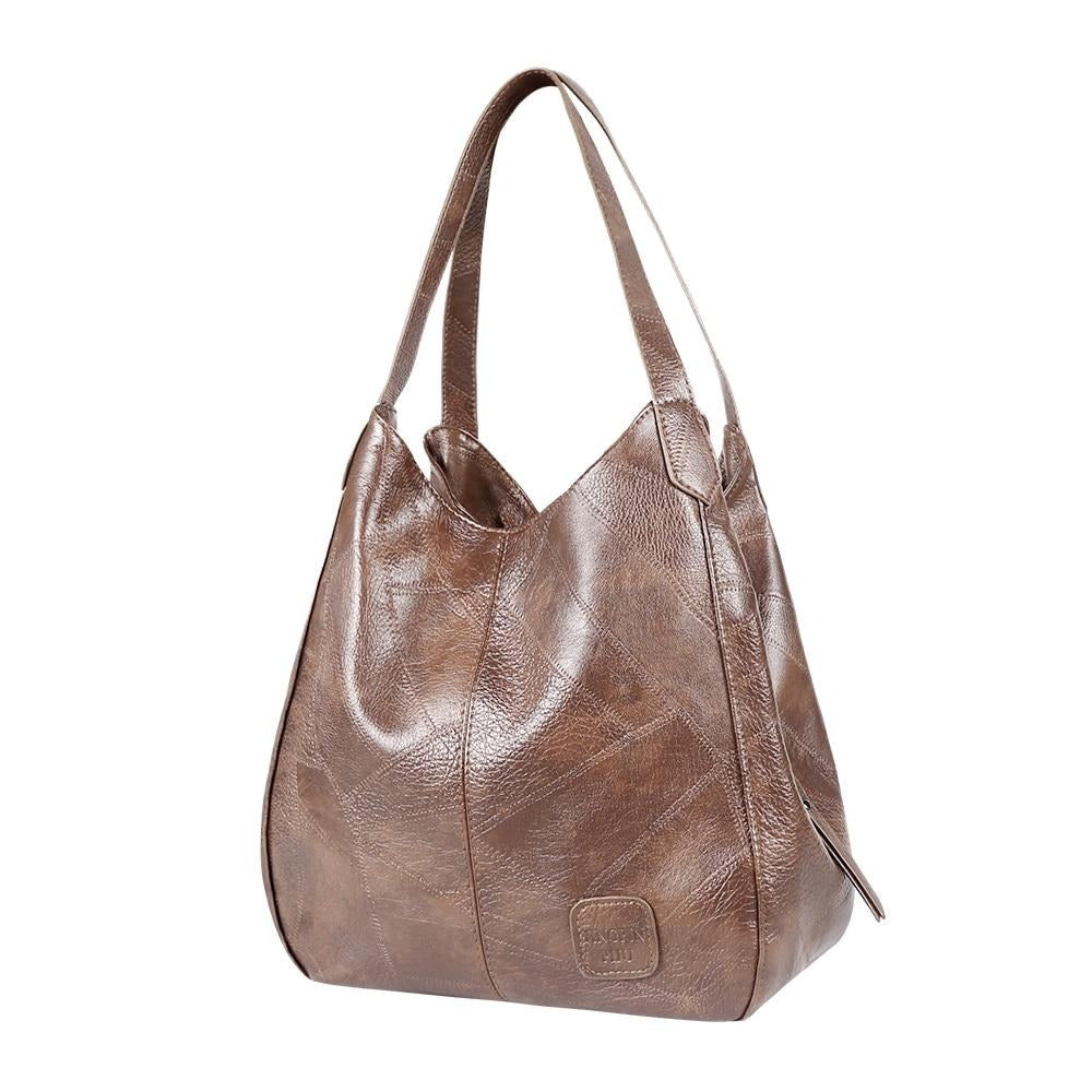 bags : Benetti Handtas Heren Zwart in Lichtbruin van Pantino