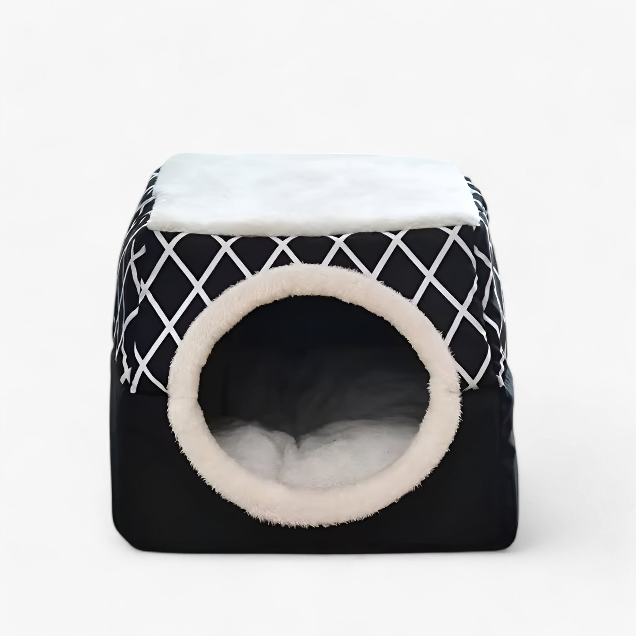 pets : Multifunctioneel Warm Huisdierbed - Zwart in Zwart van Pantino