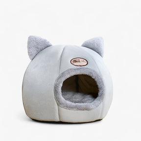 pets : Warm Winter Dierenmand - Zwart in van Pantino
