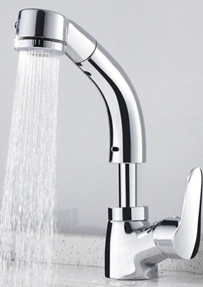 home & garden : Uittrekbare Lift voor de Badkamer Messing Mengkraan Kraan Heren Chroom - Zwart in Chroom van Pantino