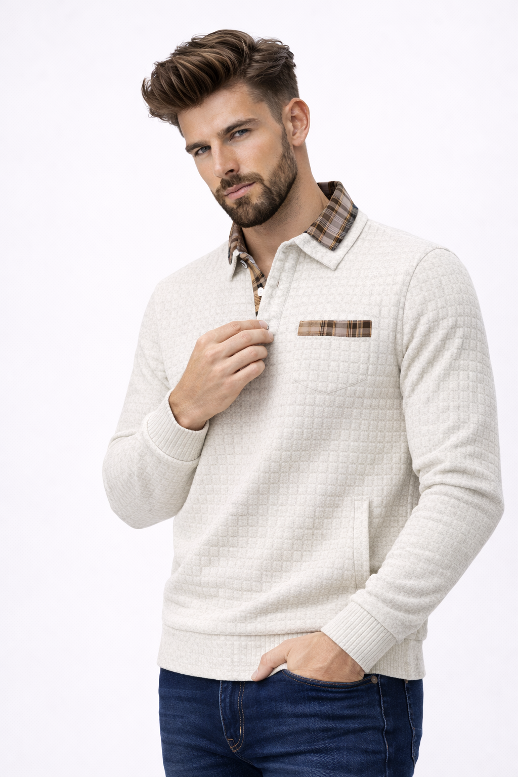 Polos : Polo Heren Katoen Casual voor de Zomer - Ademend & Comfortabel in van Pantinoshop