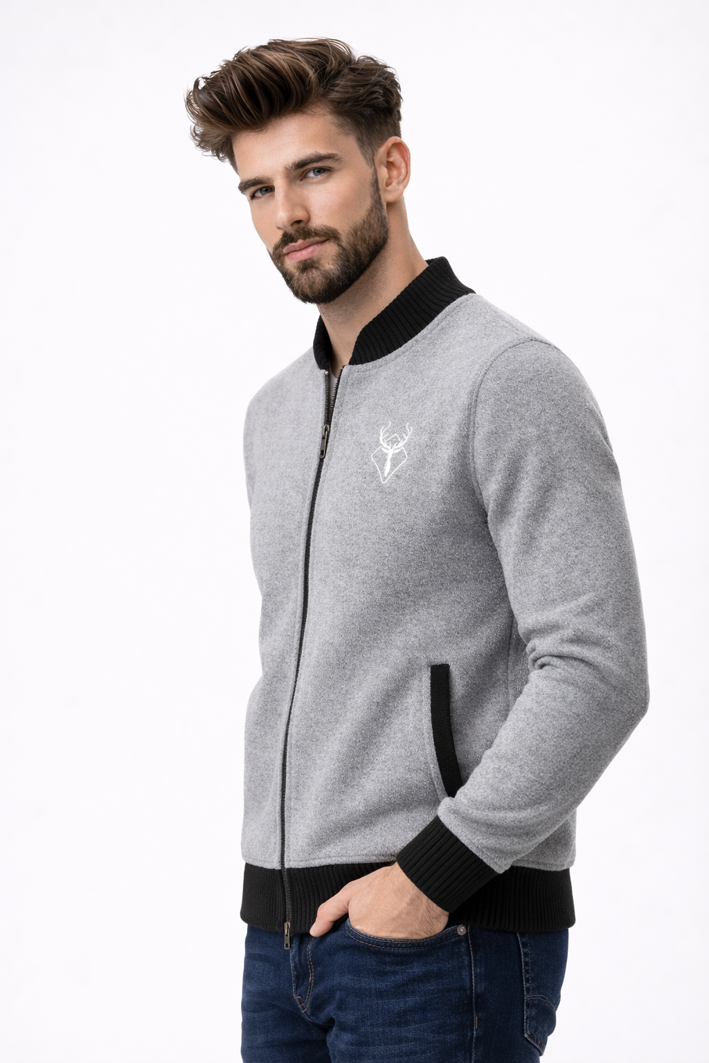 Cardigans pour hommes : Ritscardigan Heren 100% Merinowol - Warm, Zacht en Comfortabel in van Pantino