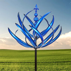 home & garden : Metalen Windmolen Sculptuur Rood - Tuin Decoratief Kunst - Metaal in van Pantino