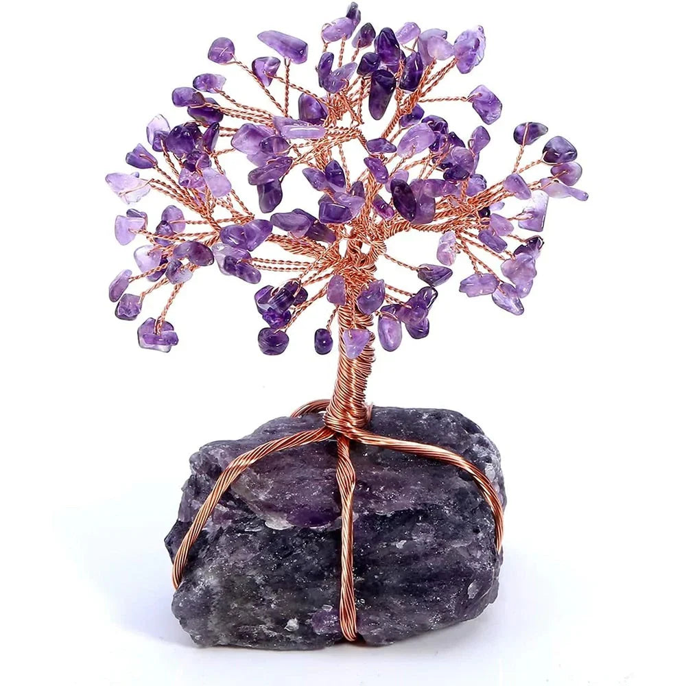 home & garden : Feng Shui Bonsai Ornamenten Heren Amethist - Rozenkwarts in Amethist van Pantino