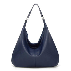 bags : Schoudertas met Veel Opbergruimte - Camel in Blauw 48cm*34cm van Pantino