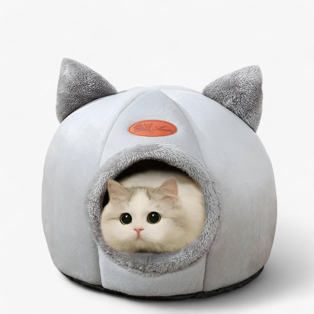 pets : Warm Winter Dierenmand - Zwart in van Pantino