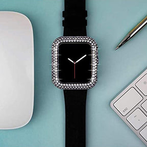 Smartwatch Case : Apple Watch Bandje Diamond Hoes - Roségoud - Roestvrij Staal - Vrouwen in van Pantino