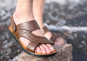 Sandals : Sandalen Zwart - Lederen in van Pantino