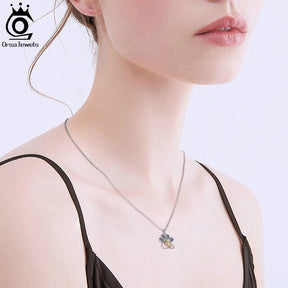Necklace : Ketting Zilver - Dog Paw Sterling in van Pantino