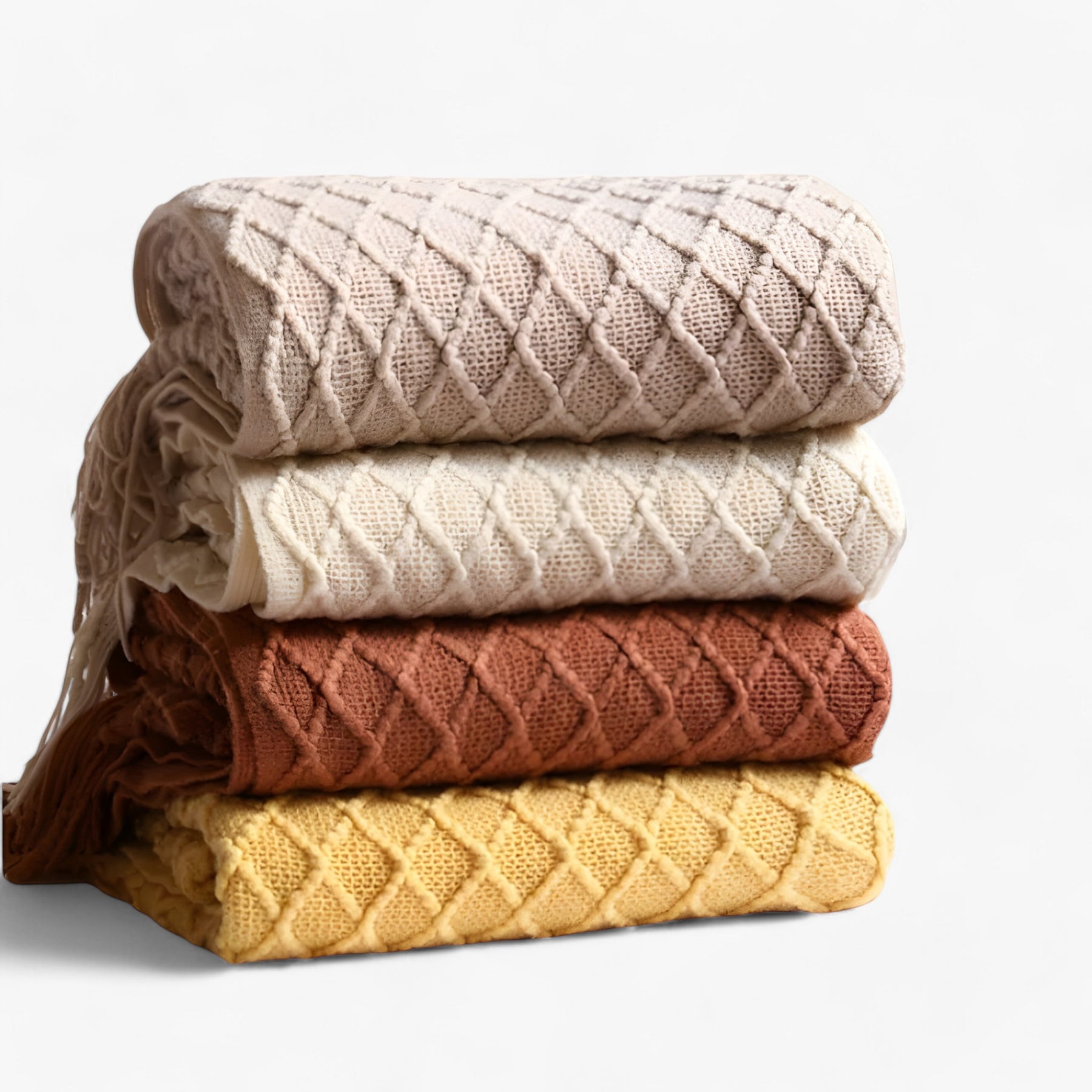 home & garden : Nordic Kasjmierlook Deken - Stijlvol en Comfortabel - Zwart Grijs in van Pantino