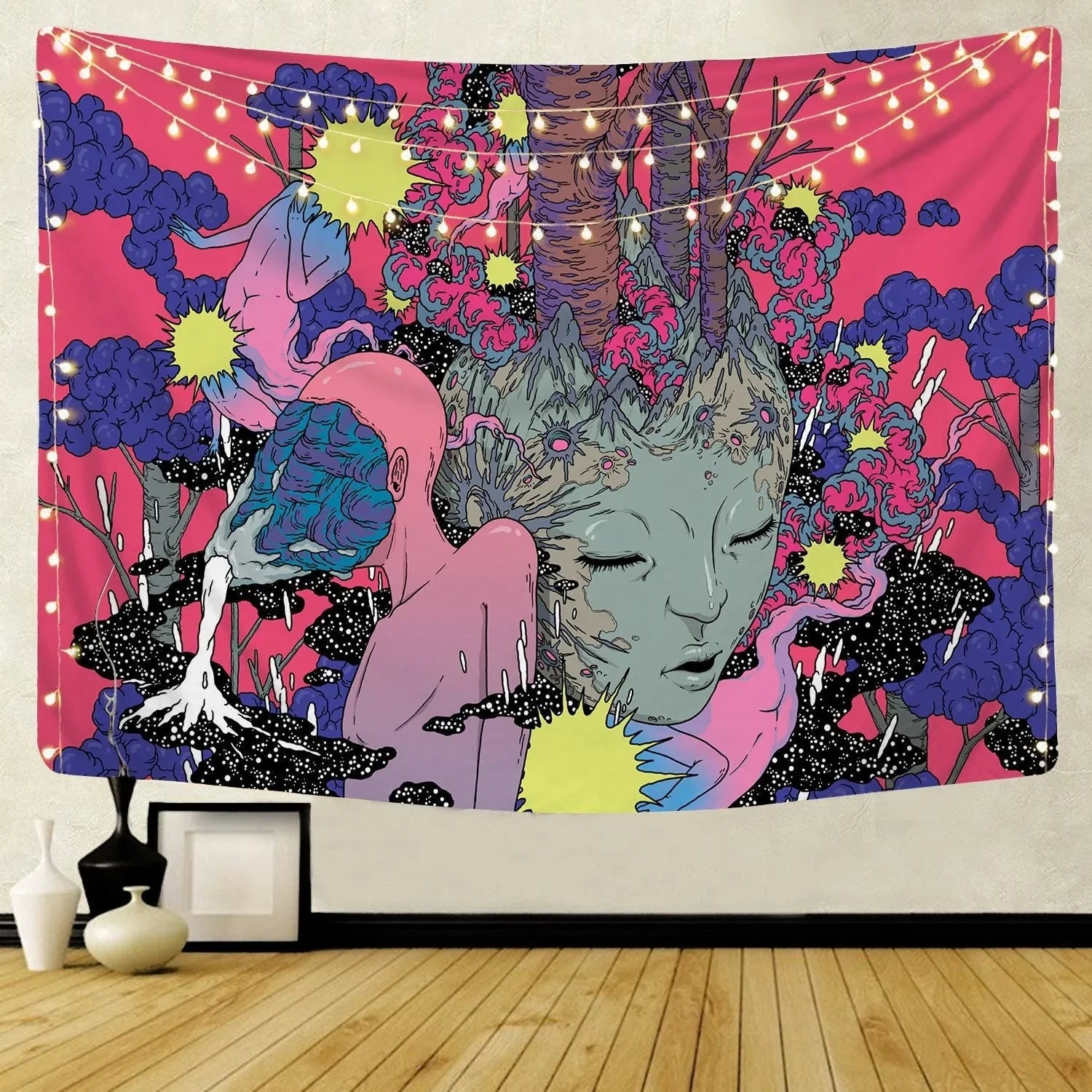 home & garden : Fantasie Wandtapijt 95x73 cm in 95x73 cm HTH10 van Pantino