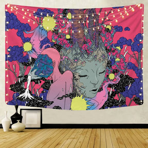 home & garden : Fantasie Wandtapijt 95x73 cm in 95x73 cm HTH10 van Pantino
