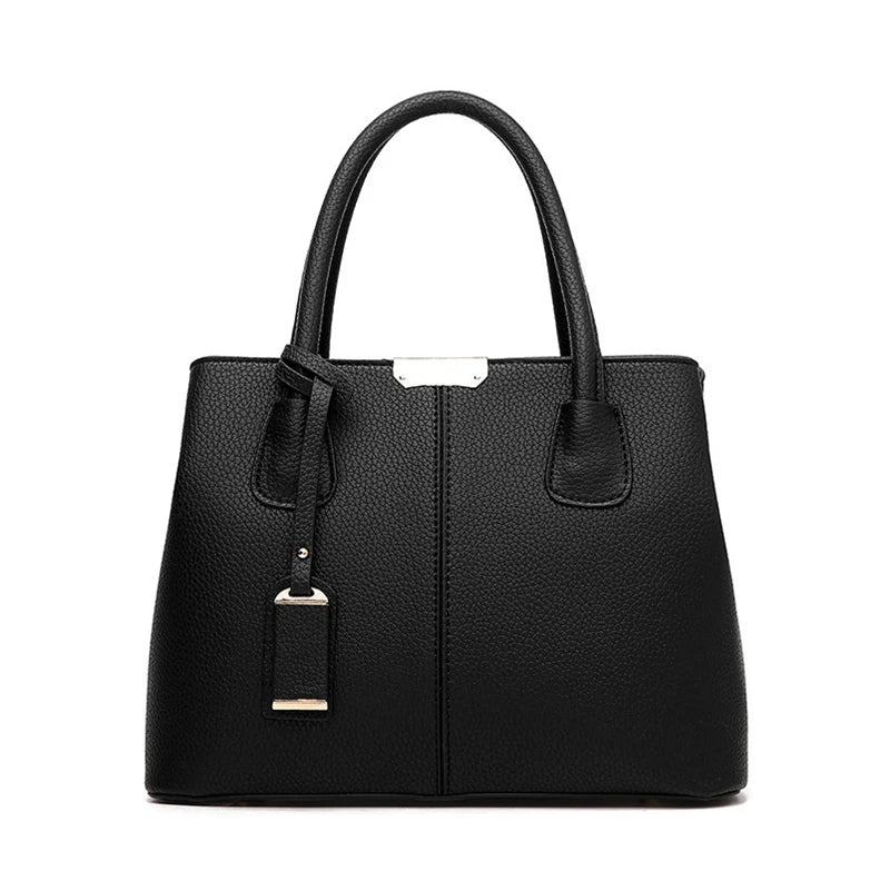 Bags : Schoudertas Emily Zwart van Echt Italiaans Leer voor Dames - Media, Elegant in van Pantinoshop