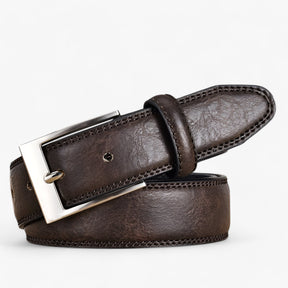 Belt : Jeans Heren Bruin - Stijlvolle Jeansriem Canvas in Bruin van Pantino